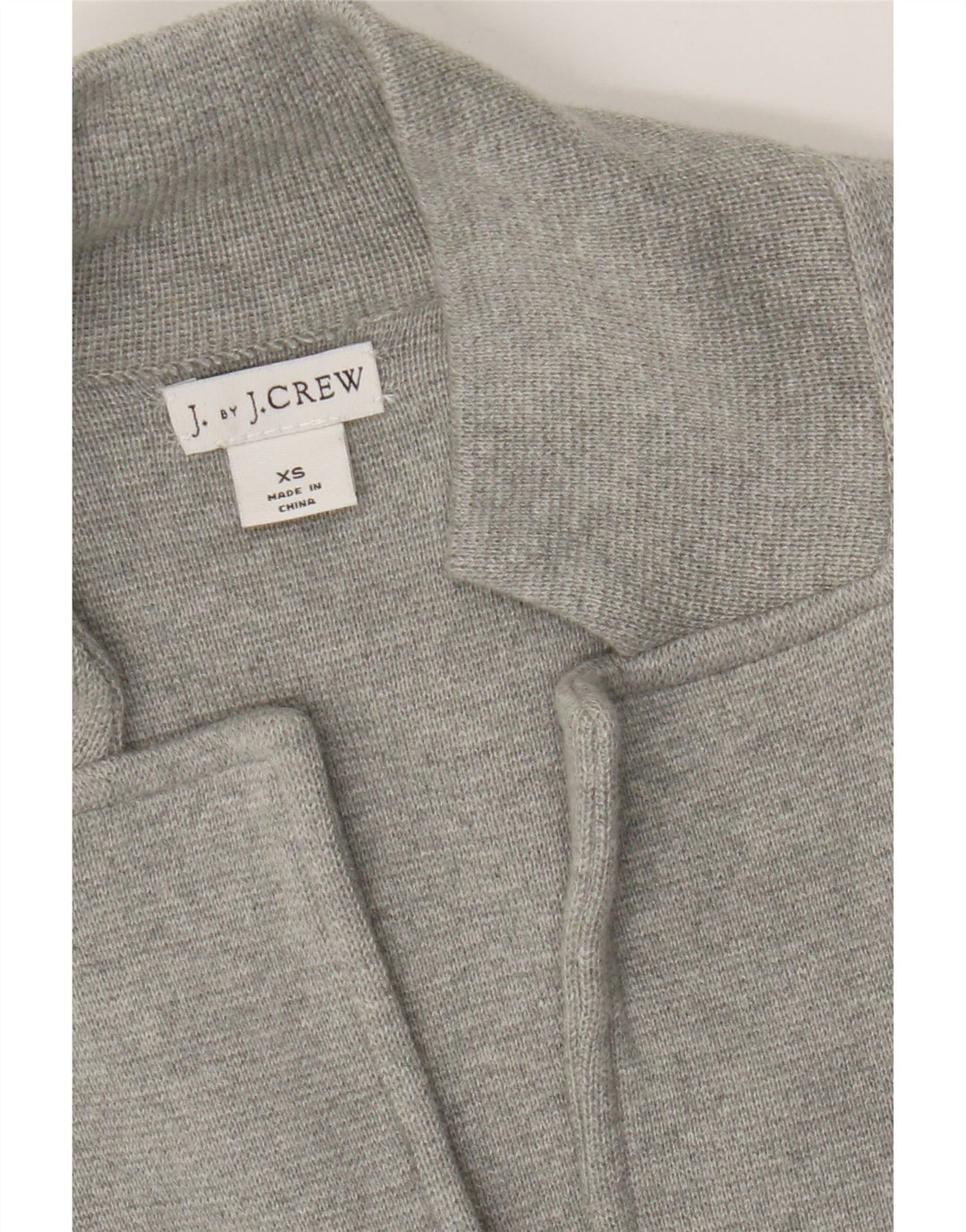 J. CREW Womens Cardigan Sweater UK 6 XS Grey Cotton Vintage J. Crew and Second-Hand J. Crew from Messina Hembry 