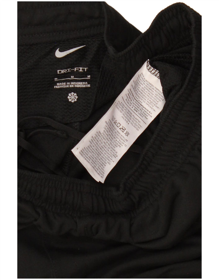 Nike Mens Dri Fit Calças de treino Joggers Médio Preto Poliéster