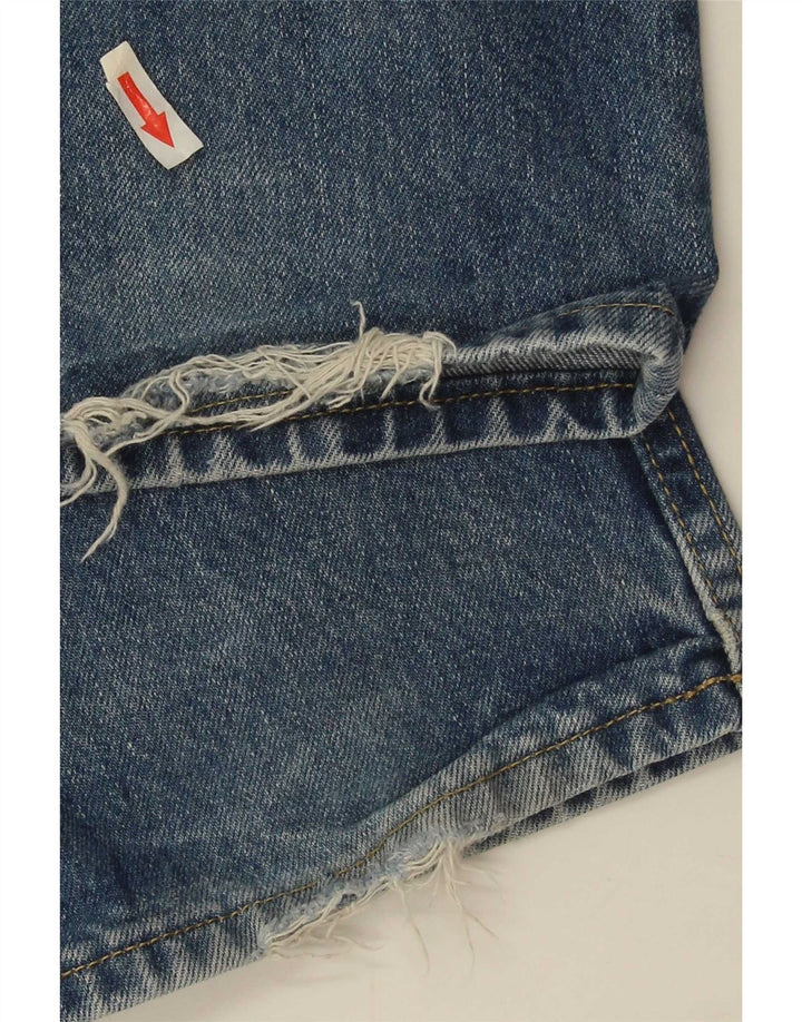 Jeans retos masculinos Tommy Hilfiger W30 L30 algodão azul