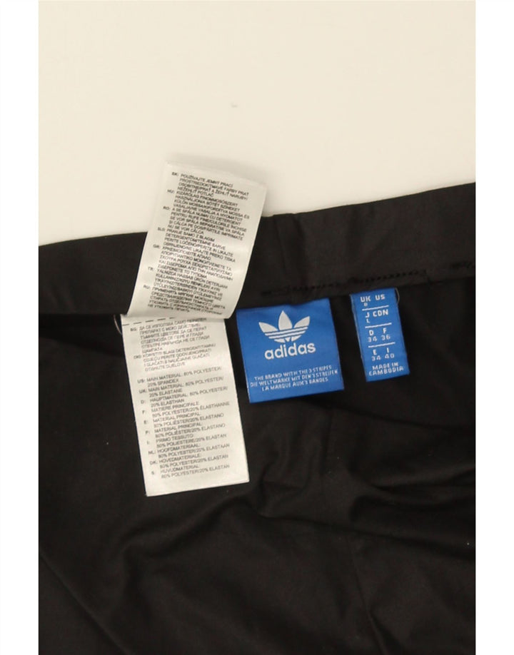 Leggings ADIDAS Femininas UK 8 Pequenas Poliéster Preto