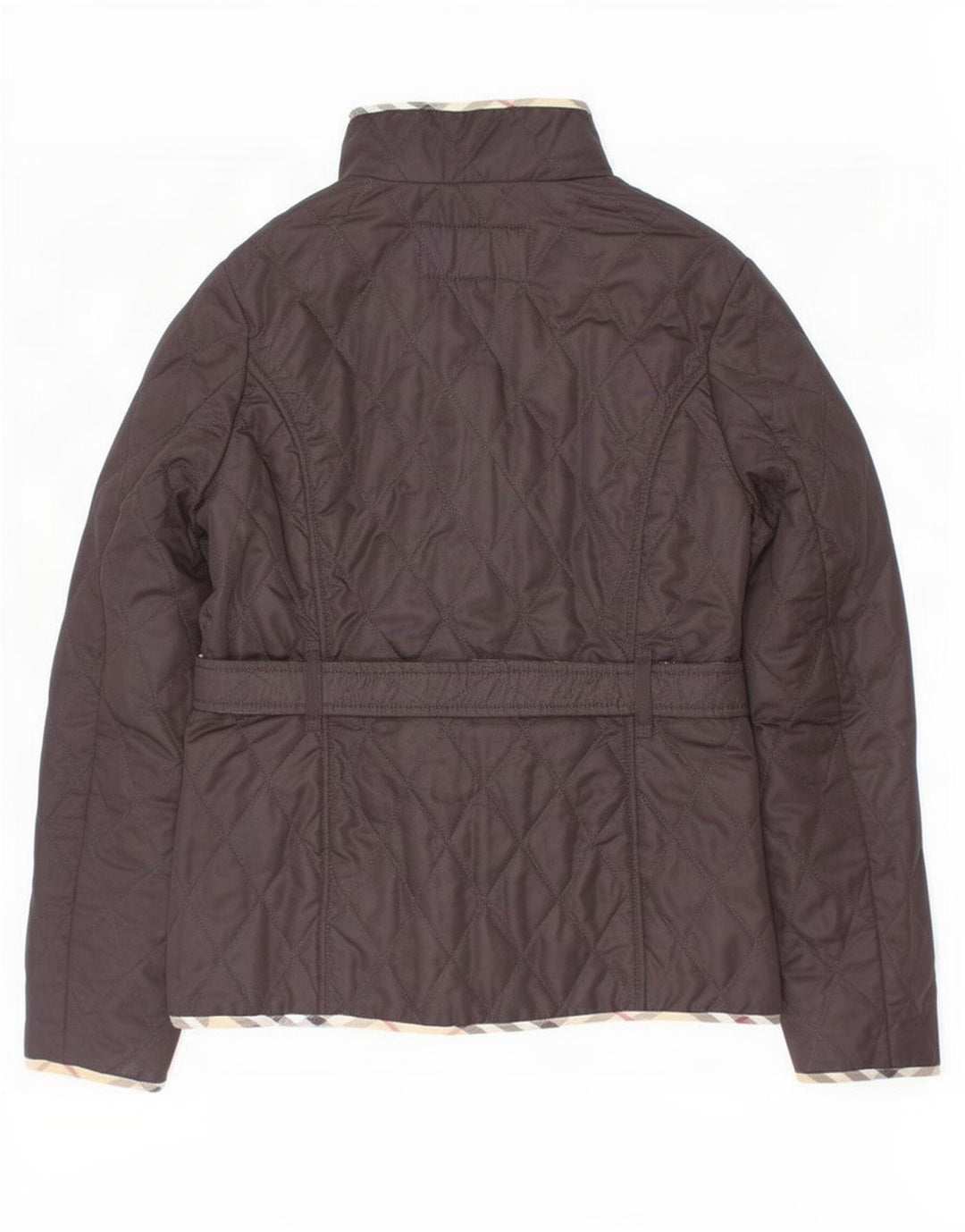 Jaqueta acolchoada Burberry para meninas 11-12 anos poliéster preto