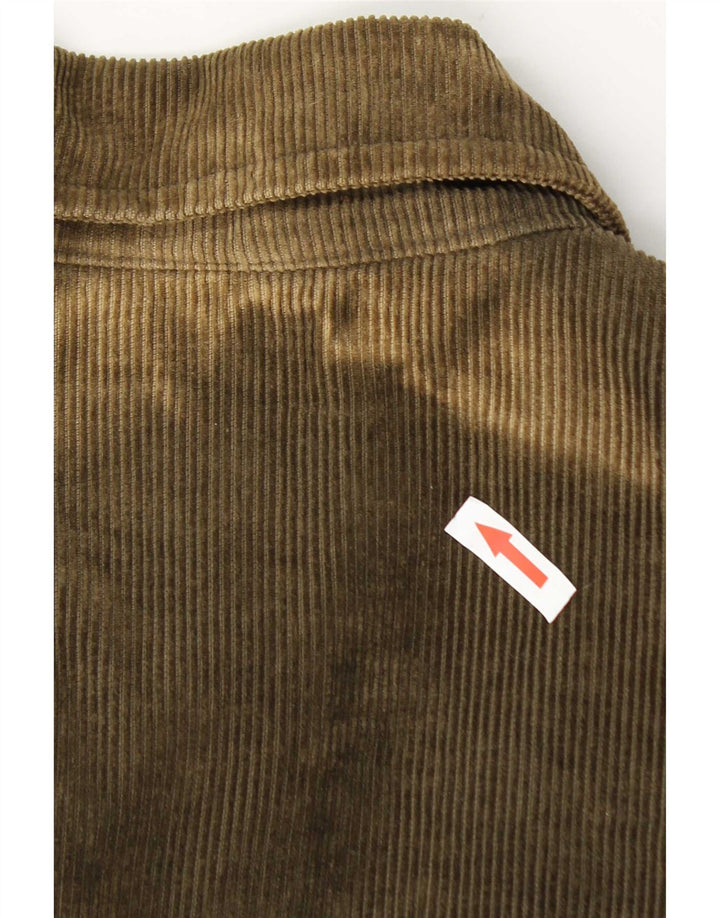 Jaqueta masculina de veludo Gap UK 38 algodão cáqui médio