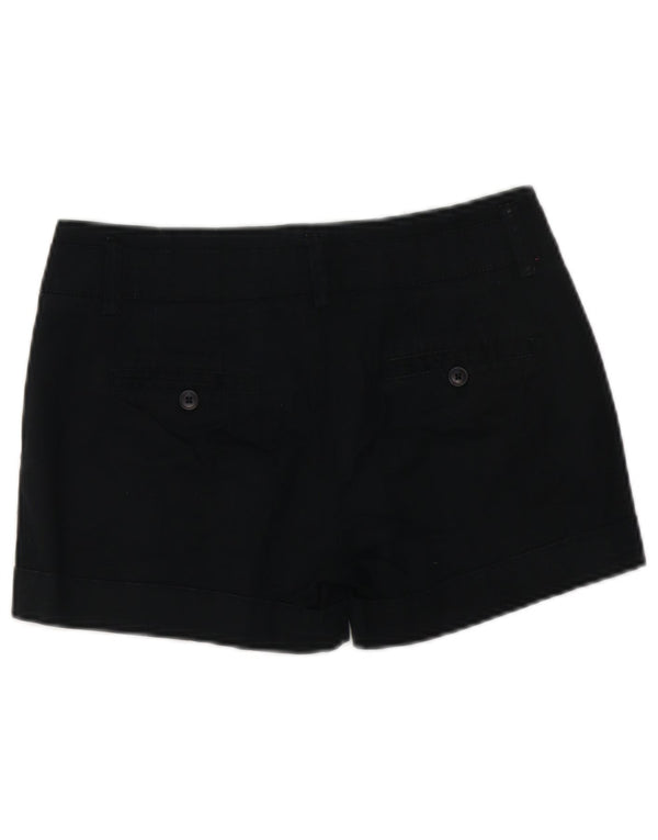 Zara Womens Chino Shorts Small W26 Black Cotton