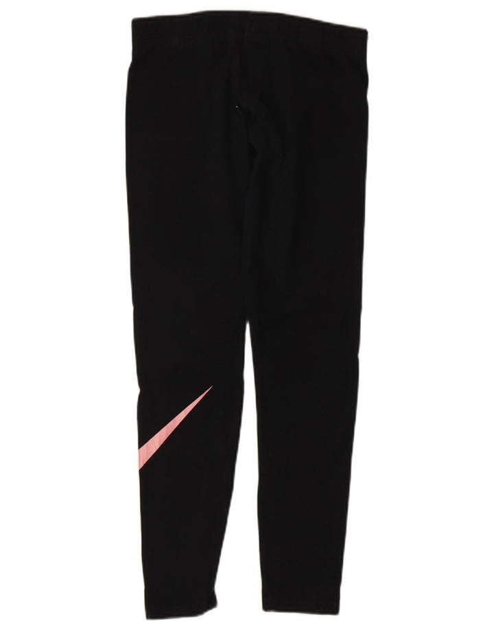 Leggings Nike Femininas Graphic UK 12 Médio Algodão Preto