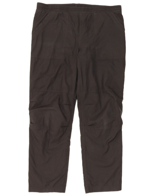 Calça de treino masculina Adidas grande poliéster preto