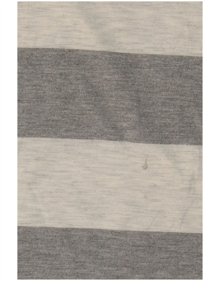 Camisa polo masculina LOTTO 2XL listrada cinza