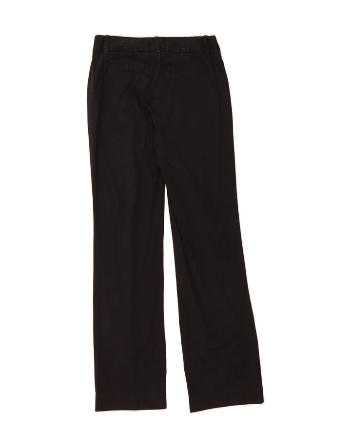J. CREW Womens Stretch Bootcut Chino Trousers US 2 XS W30 L32 Black Cotton Vintage J. Crew and Second-Hand J. Crew from Messina Hembry 
