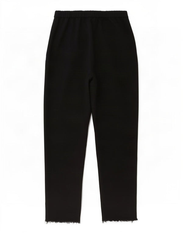 Zara Calça feminina casual cintura alta cônica XS W24 L25 preta