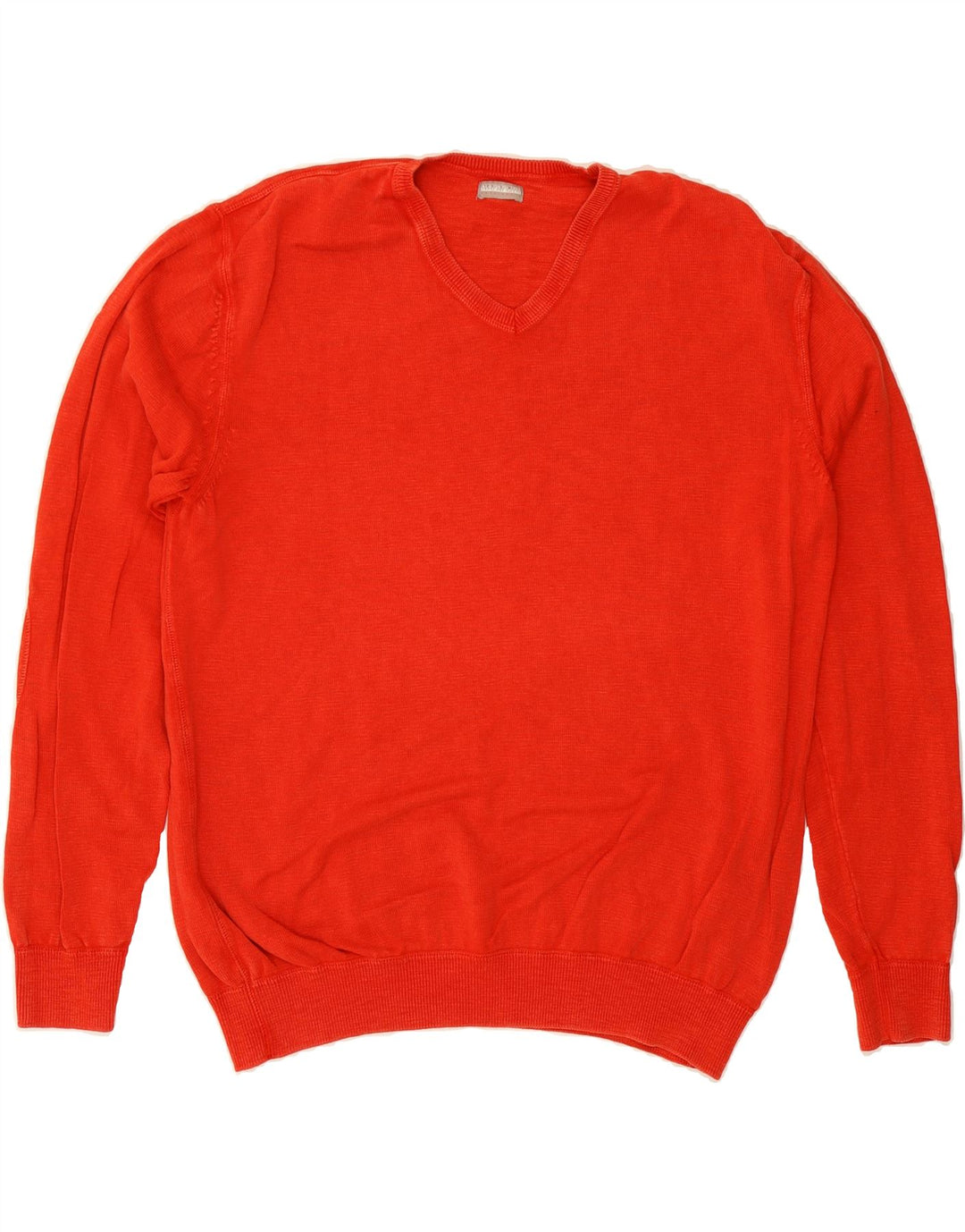 NAPAPIJRI Mens V-Neck Jumper Sweater 3XL Red Cotton Vintage Napapijri and Second-Hand Napapijri from Messina Hembry 