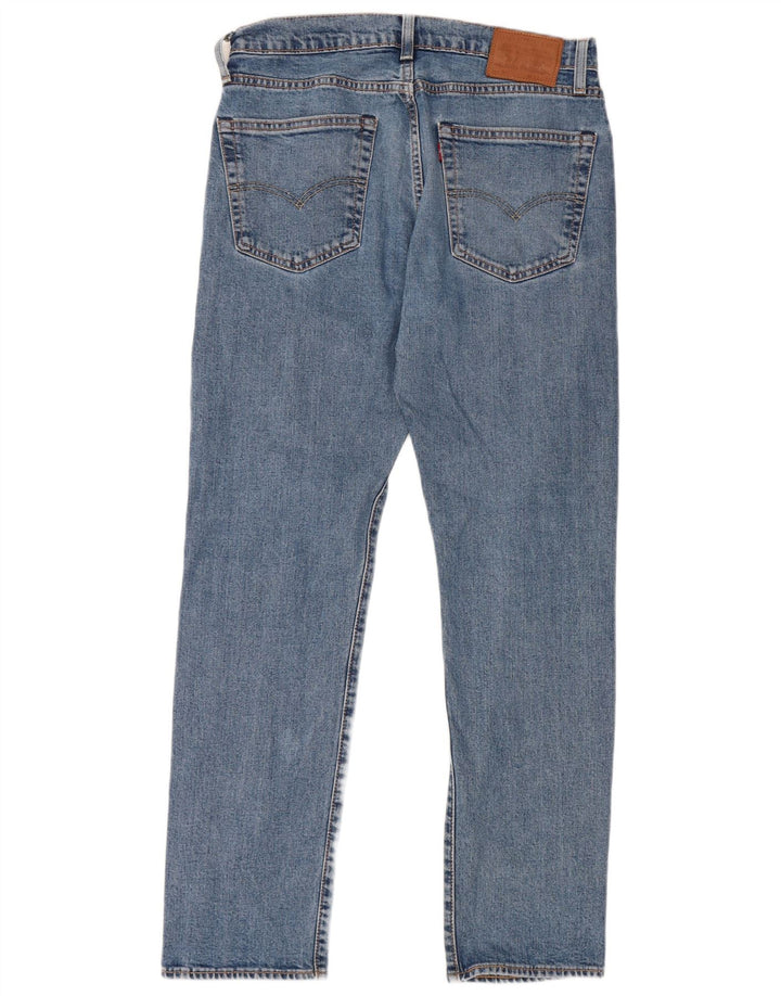 Levi's Masculino 502 Straight Jeans W32 L32 Azul Algodão