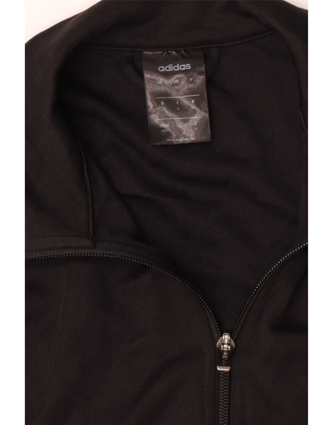 Adidas Mens Climalite Tracksuit Top Jacket UK 40/42 Médio Preto Poliéster