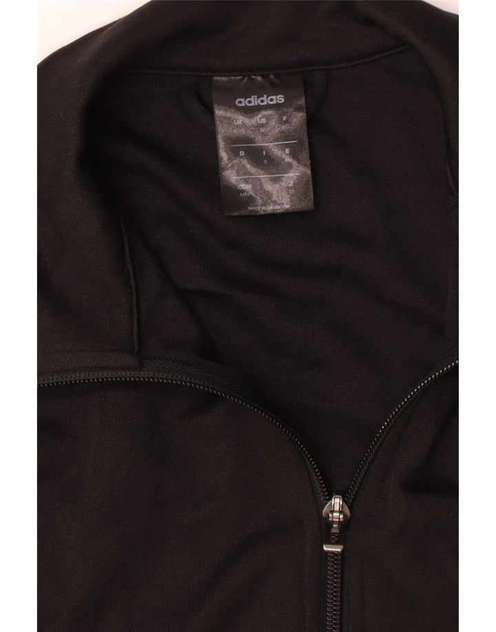 Adidas Mens Climalite Tracksuit Top Jacket UK 40/42 Médio Preto Poliéster