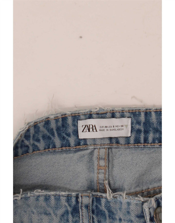 Calça jeans reta feminina Zara EU 40 médio W30 L30 azul