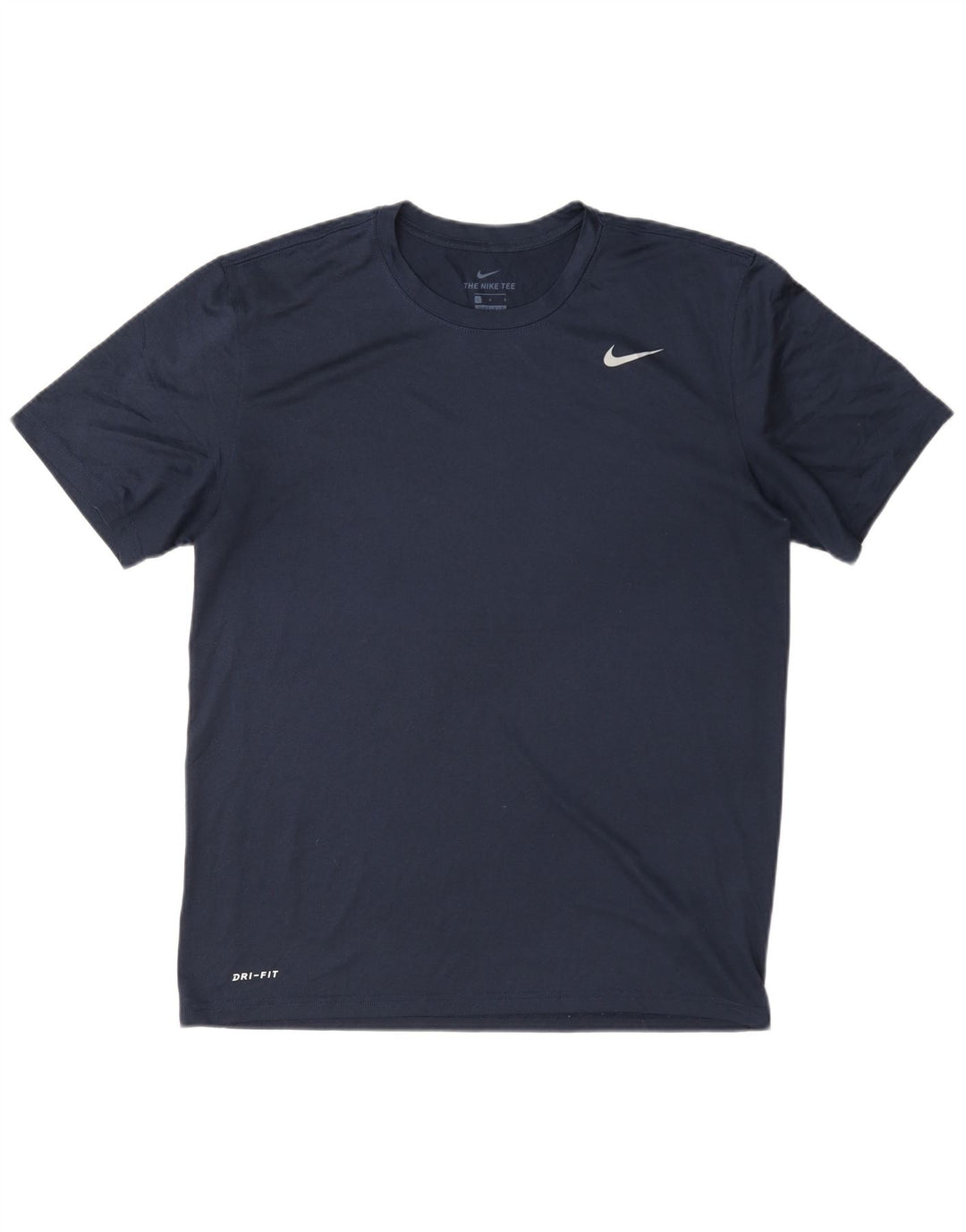 Camiseta masculina Nike Dri Fit grande poliéster azul marinho