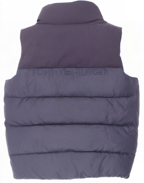 Colete acolchoado gráfico Tommy Hilfiger Boys 5-6 anos azul marinho poliéster