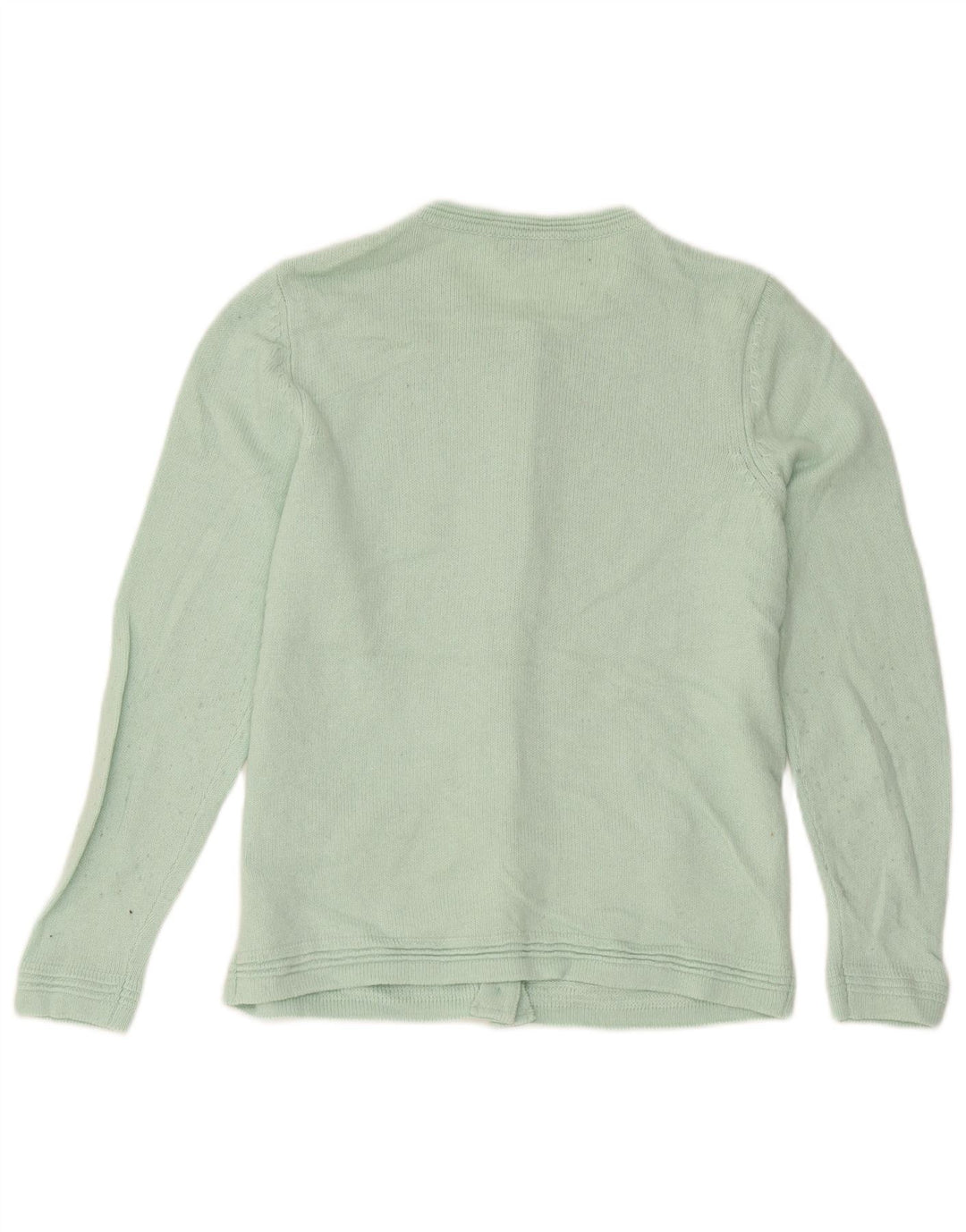 Suéter cardigã feminino Marks & Spencer UK 12 acrílico verde médio