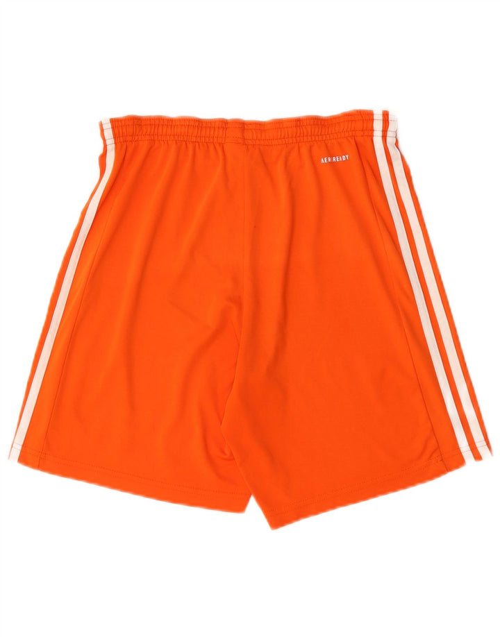 Adidas Mens Aeroready Sport Shorts Pequeno Laranja Poliéster