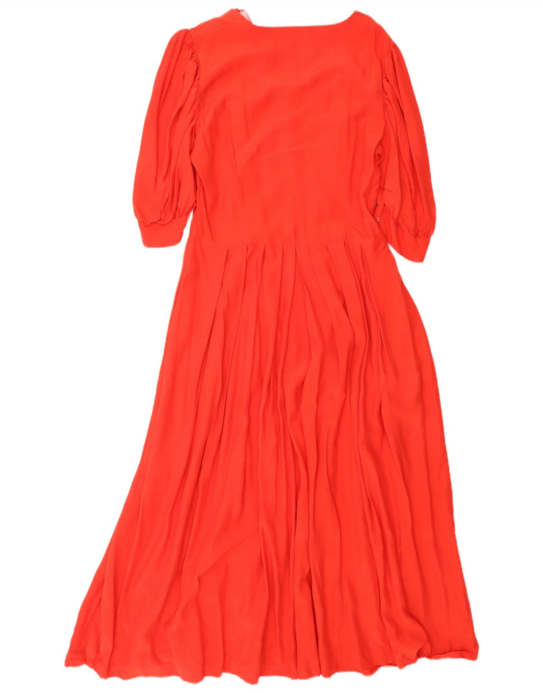 Vestido maxi feminino Petressa de manga curta IT 42 médio laranja