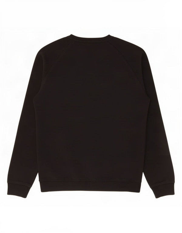 Adidas feminino gráfico moletom jumper reino unido 18 médio preto algodão