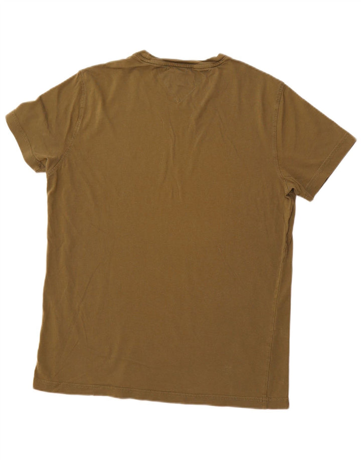 Camiseta masculina TOMMY HILFIGER grande cáqui