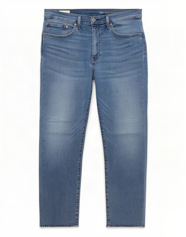 Levi's Masculino 502 Tapered Jeans W34 L27 Azul Algodão