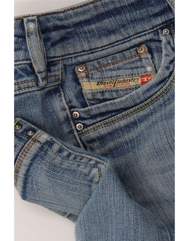 Diesel feminino bootcut jeans W28 L28 azul algodão