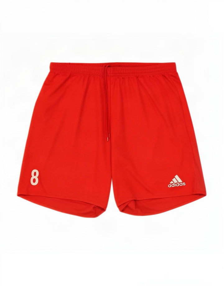 Adidas Mens Climalite Sport Shorts Grande Poliéster Vermelho
