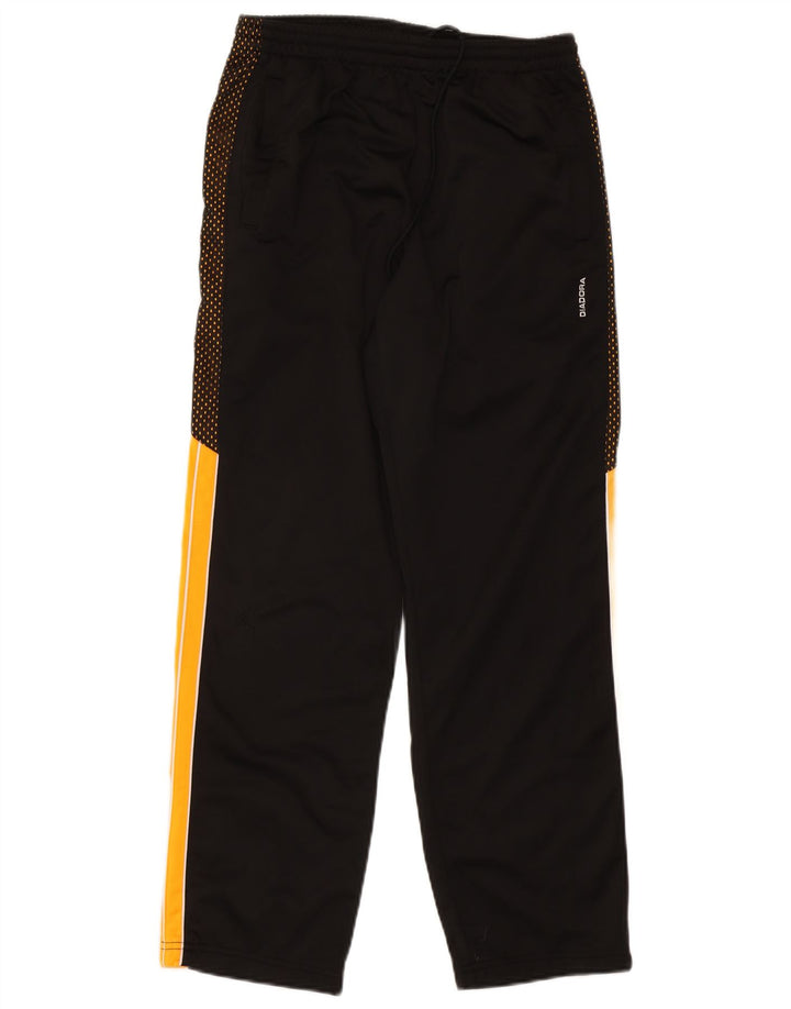 Calça de treino masculina DIADORA UK 38 poliéster colorblock preto médio