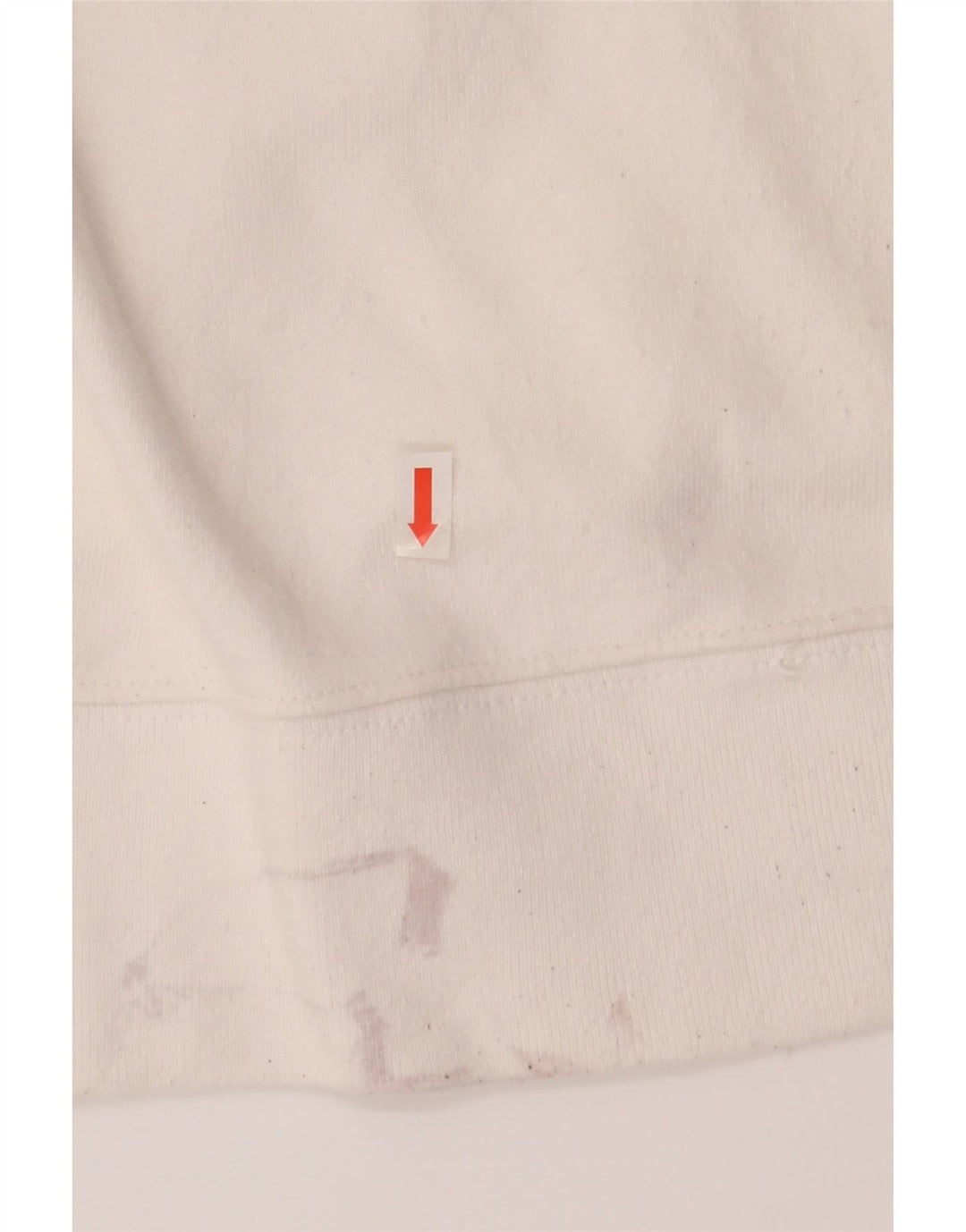 LEVI'S Mens Graphic Hoodie Jumper Medium White Cotton Vintage Levi's and Second-Hand Levi's from Messina Hembry 