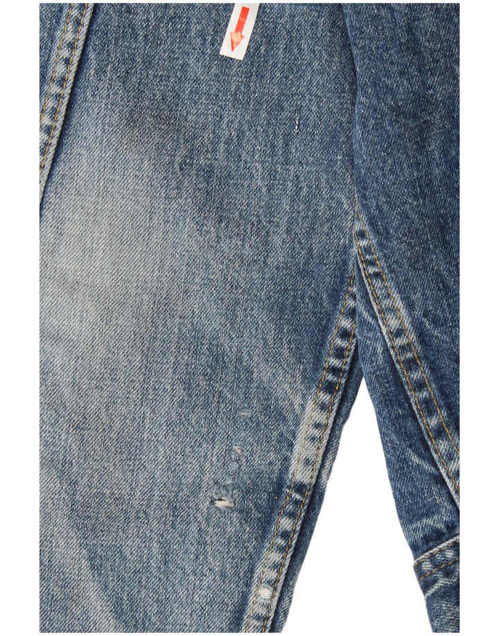 Jaqueta jeans feminina Meltin' Pot UK 18 XL algodão azul