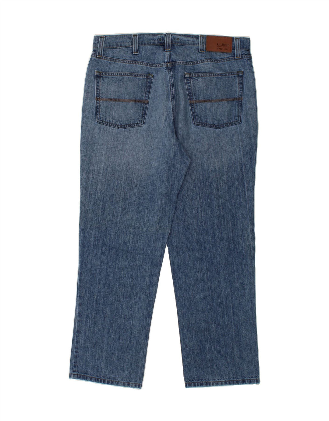 L.L.BEAN Womens Classic Fit Straight Jeans W35 L29 Blue Cotton Vintage L.L.Bean and Second-Hand L.L.Bean from Messina Hembry 