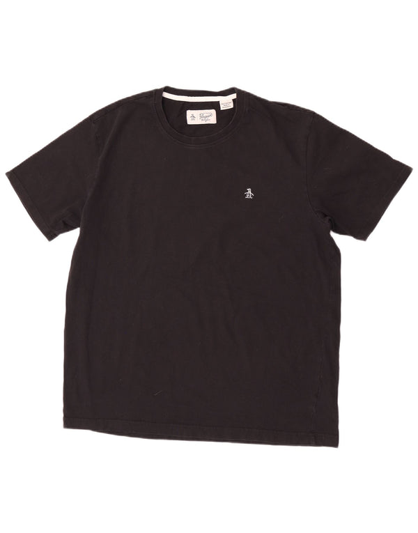 Camiseta masculina Penguin Top XL algodão preto