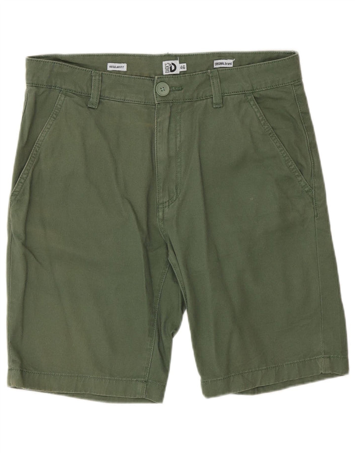 Shorts Chino Masculino Regular Fit da Dack IT 46 Pequeno W30 Algodão Verde