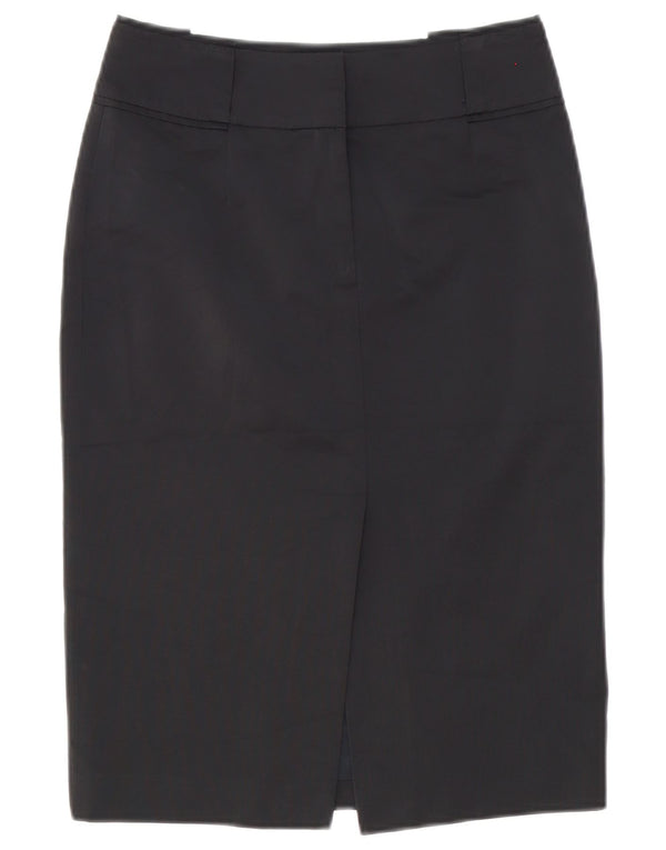 Saia lápis feminina Hugo Boss US 4 pequena W26 preta