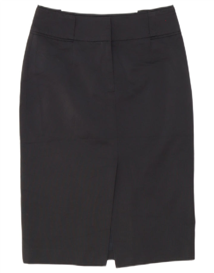 Saia lápis feminina Hugo Boss US 4 pequena W26 preta