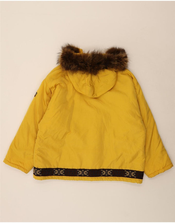 Jaqueta corta-vento masculina Napapijri Voyage UK 40 grande poliamida amarela