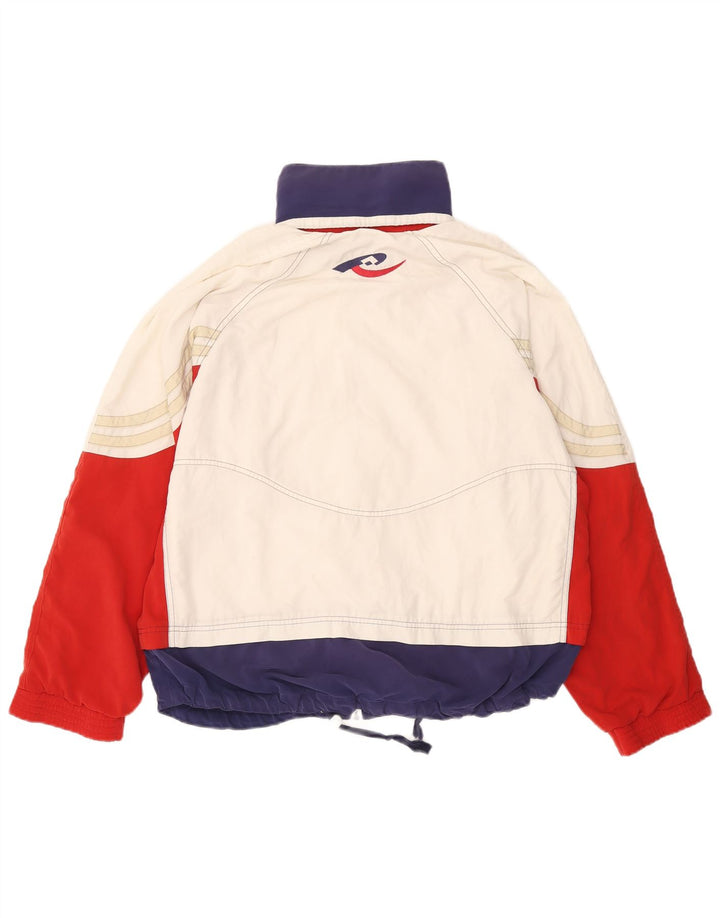 LOTTO Mens Treino Top Jacket IT 50 Medium White Colourblock