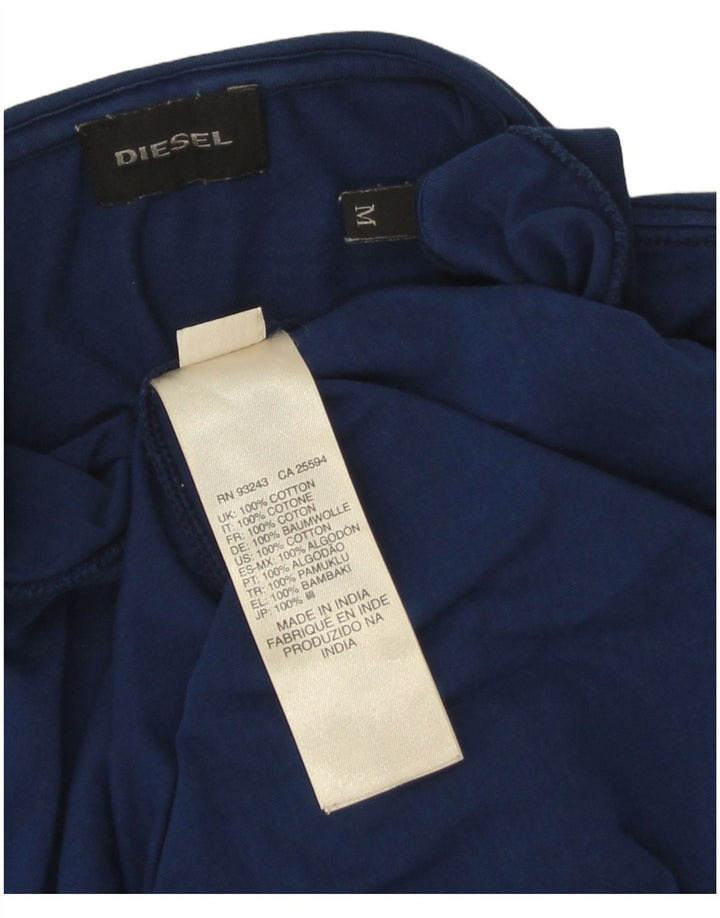 Camiseta masculina Diesel Top médio algodão azul marinho