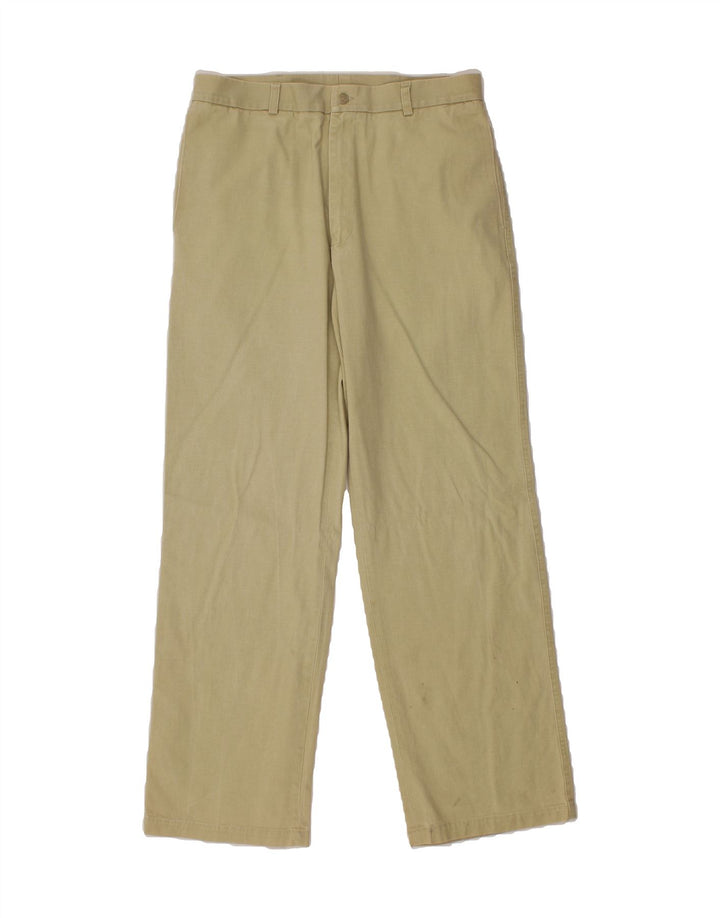 KARTEL Mens Straight Chino Trousers W32 L31 Beige Cotton Vintage Kartel and Second-Hand Kartel from Messina Hembry 