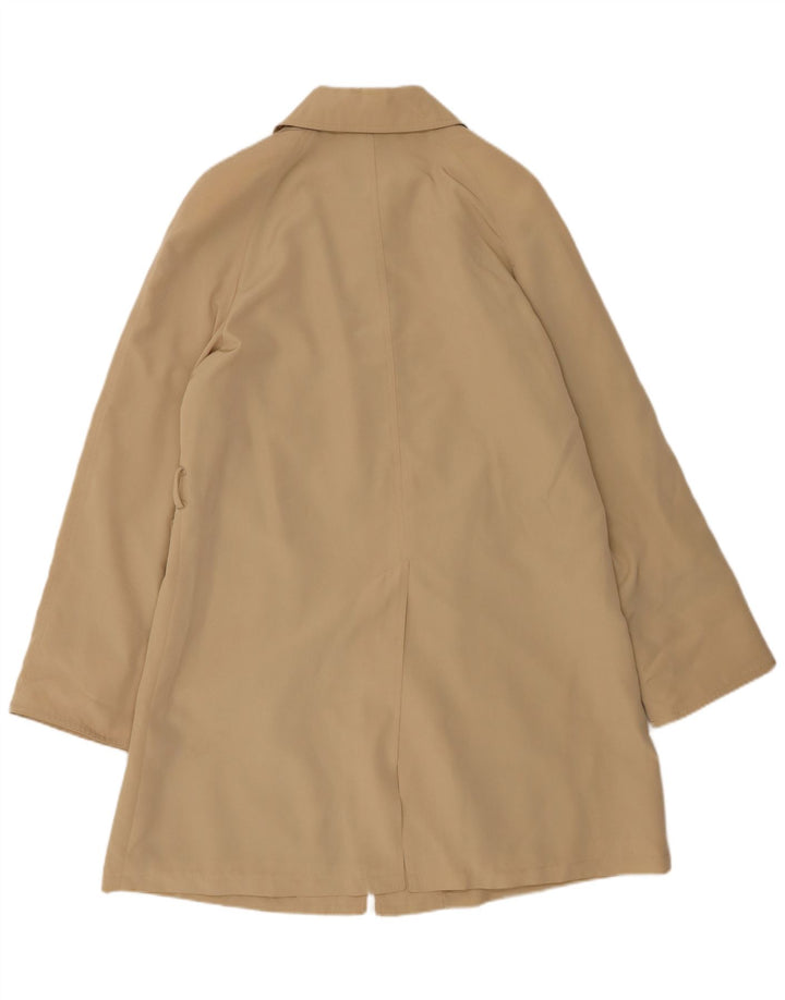 Sobretudo feminino Libra US 12 grande poliéster bege