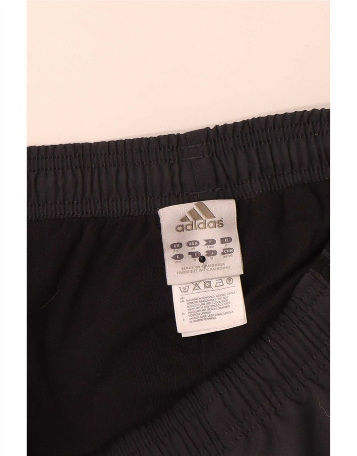 Calça de treino masculina Adidas Joggers grande poliéster cinza