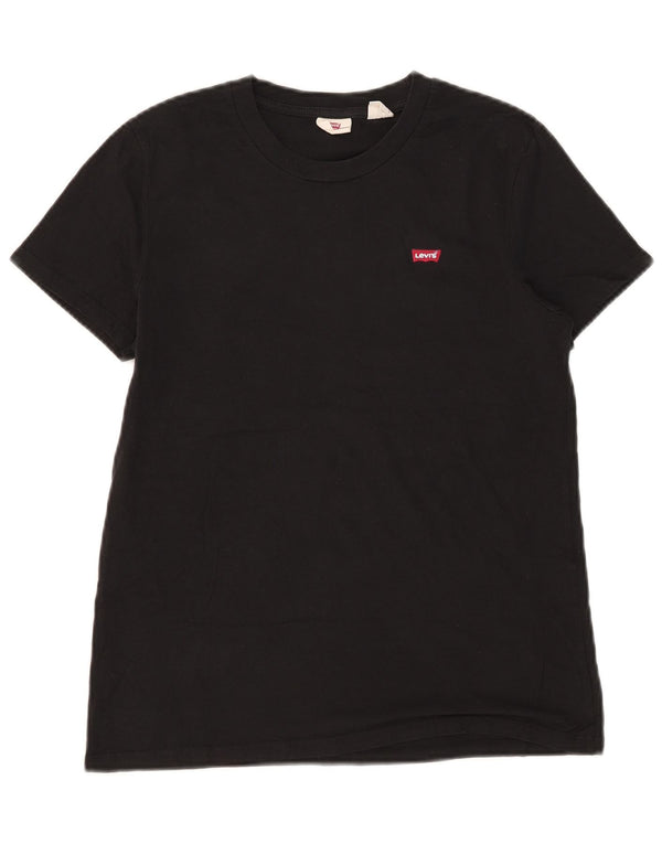 Camiseta feminina Levi's Top UK 10 pequena preta