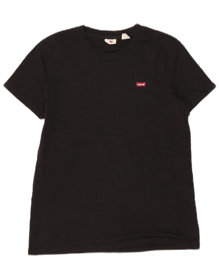 Camiseta feminina Levi's Top UK 10 pequena preta