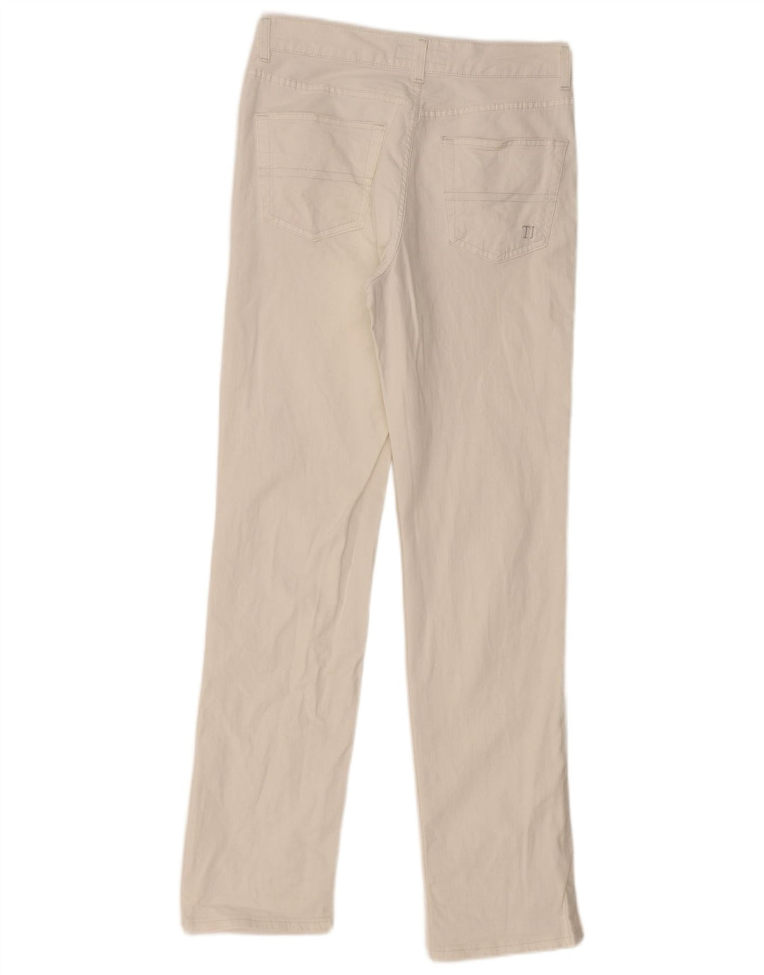 Jeans retos masculinos TRUSSARDI W33 L33 algodão branco