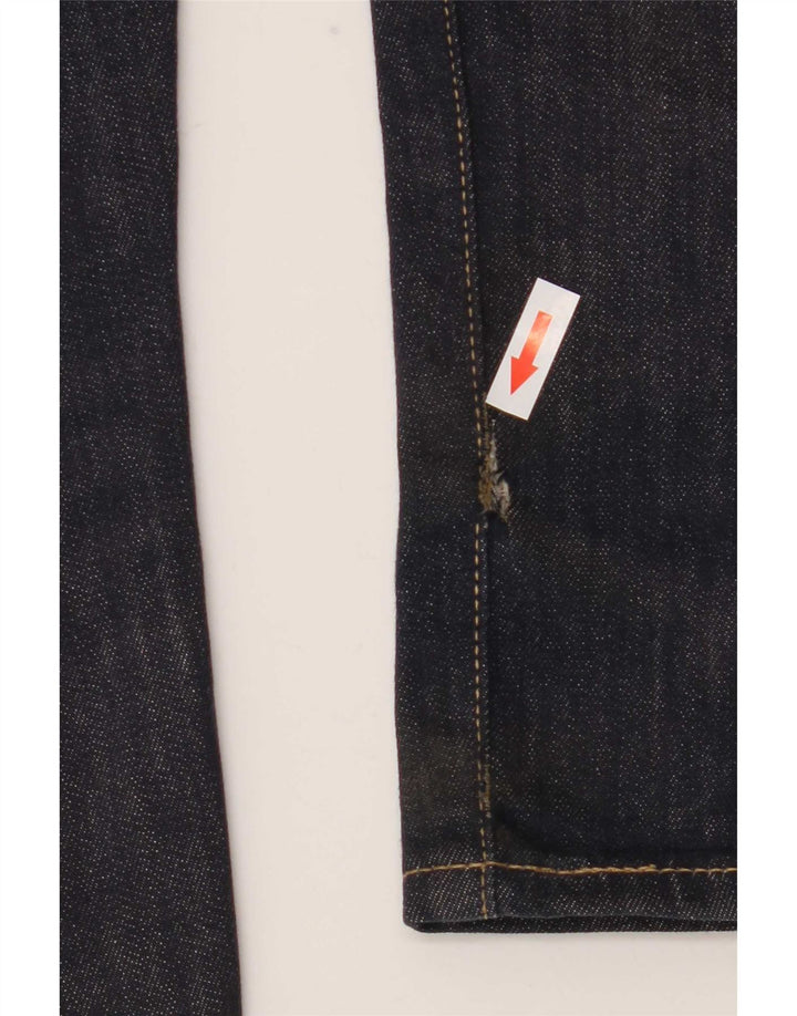 Levi's Masculino 522 Straight Jeans W32 L32 Azul Marinho Algodão