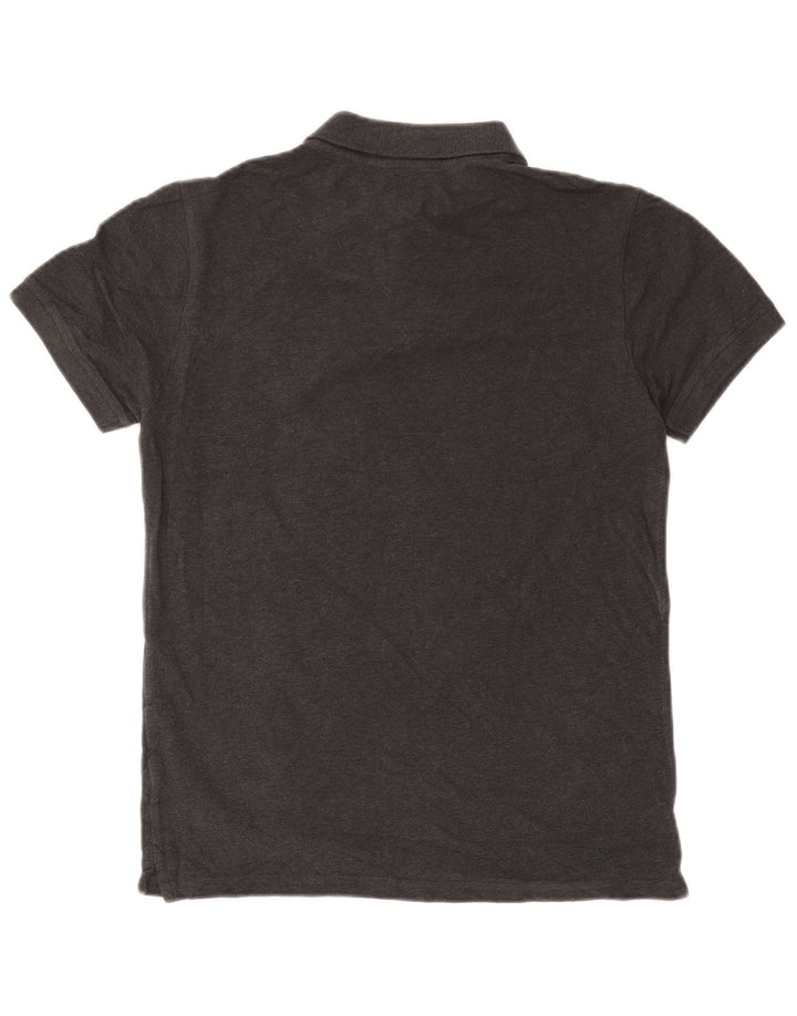 Camisa polo masculina Jack Wills pequena algodão cinza