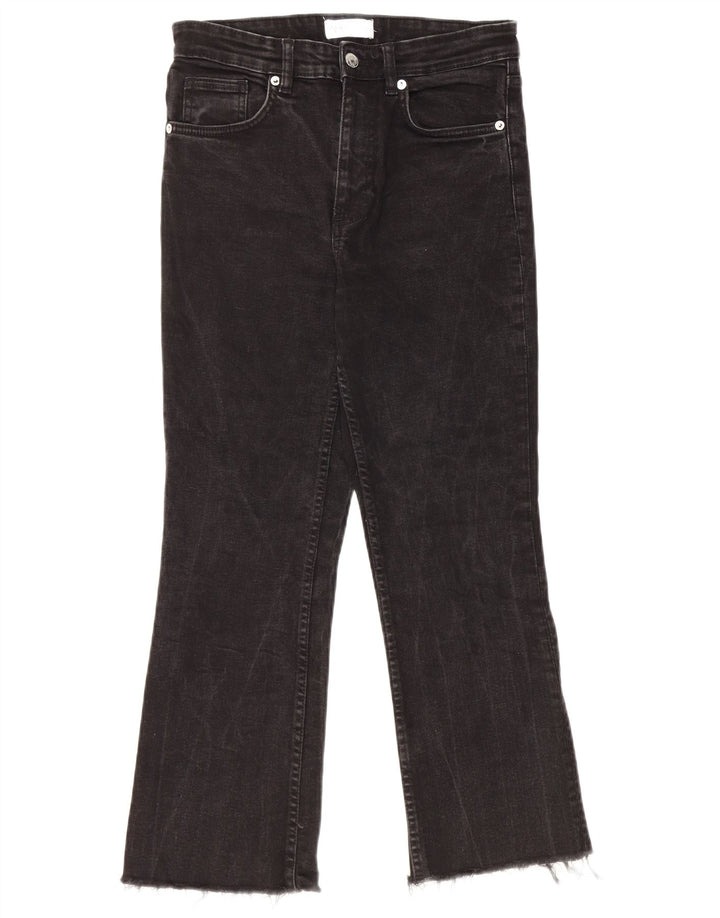 Calça jeans feminina ZARA EU 40 médio W30 L24 preto