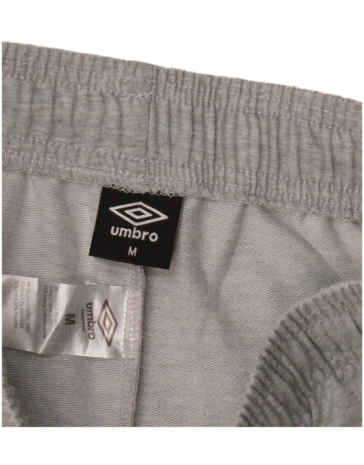 Umbro Calça de treino masculina Joggers cinza médio algodão manchado