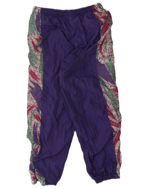 Calça de treino feminina vintage Joggers UK 16 grande roxo