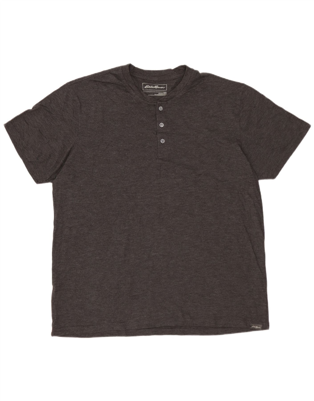 Camiseta masculina EDDIE BAUER grande algodão cinza